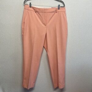 NWT Talbots Hampshire Ankle Pants Women's 14P Dress Salmon Trousers 36/26